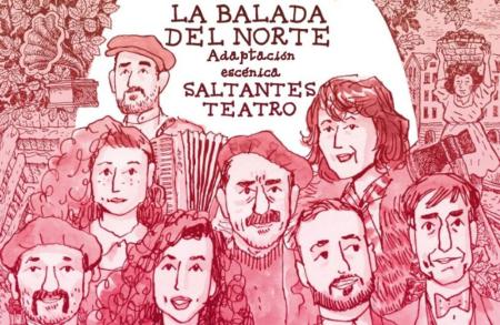 Imagen Saltantes Teatro ensaya La balada del Norte en Laboral Ciudad de la Cultura