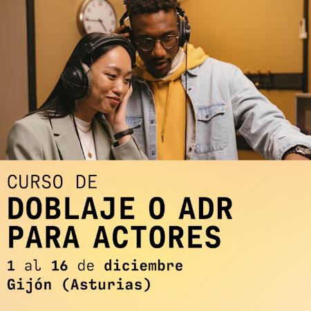 Curso de Doblaje o ADR para actores